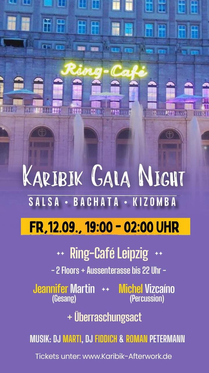 Salsa, Bachata, Kizomba - KARIBIK AFTERWORK Leipzig