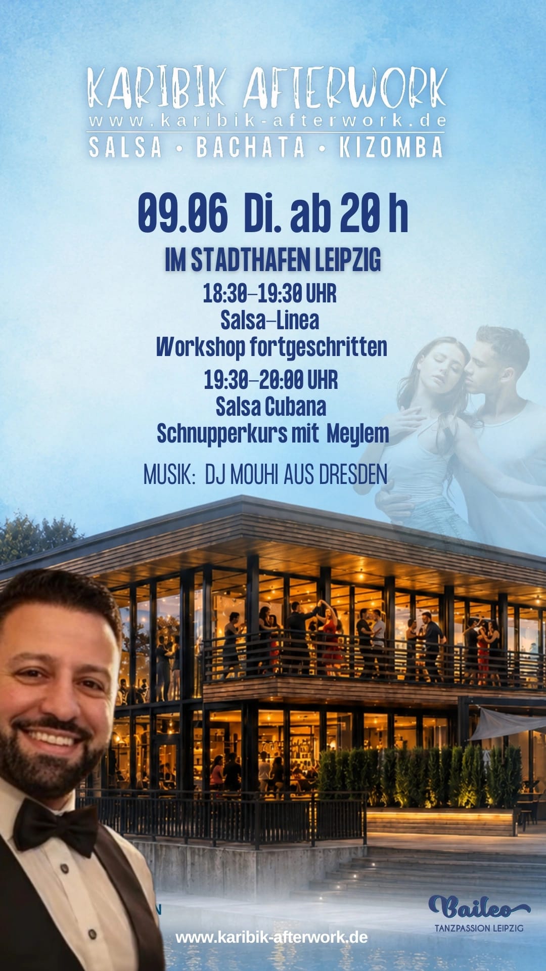 Karibik Afterwork – Salsa, Bachata, Kizomba im Stadthafen Leipzig