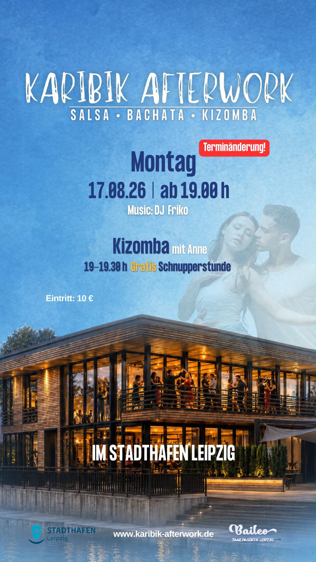 Karibik Afterwork 17. August 2026 – Stadthafen Leipzig