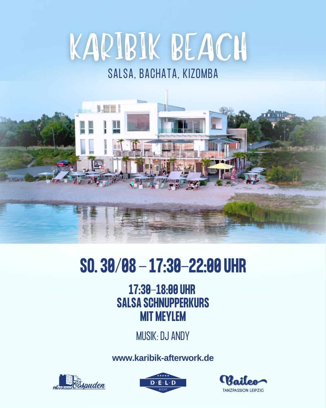 Karibik Beach 30. August 2026 – Seehaus Cospuden