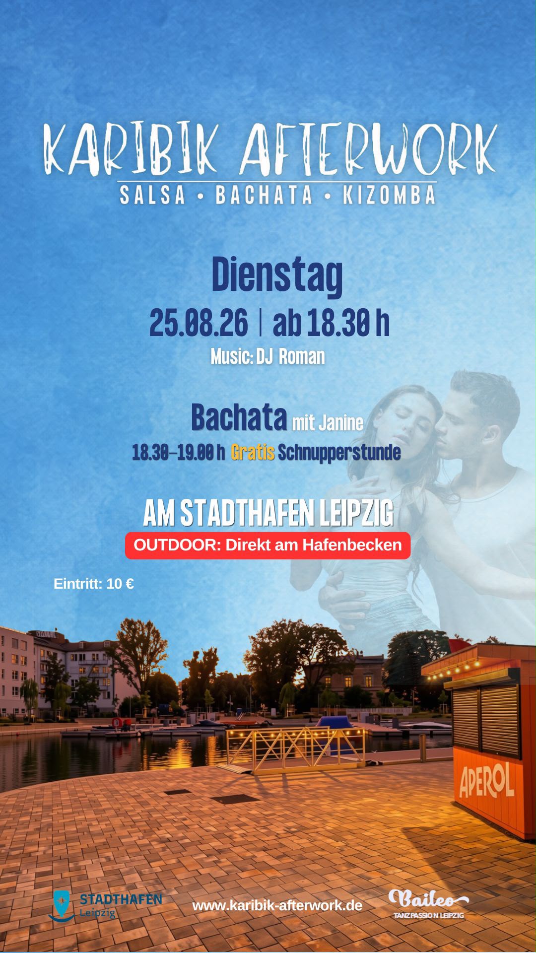 Karibik Afterwork 25. August 2026 – Stadthafen Leipzig
