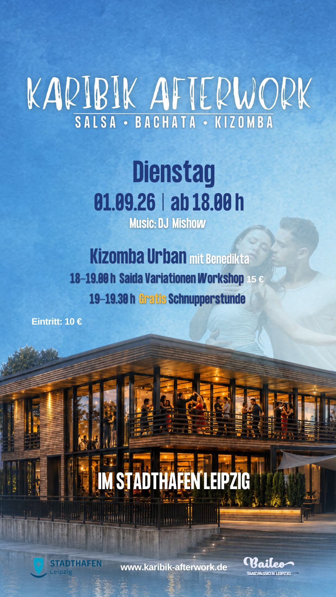 Karibik Afterwork 1. September 2026 – Stadthafen Leipzig