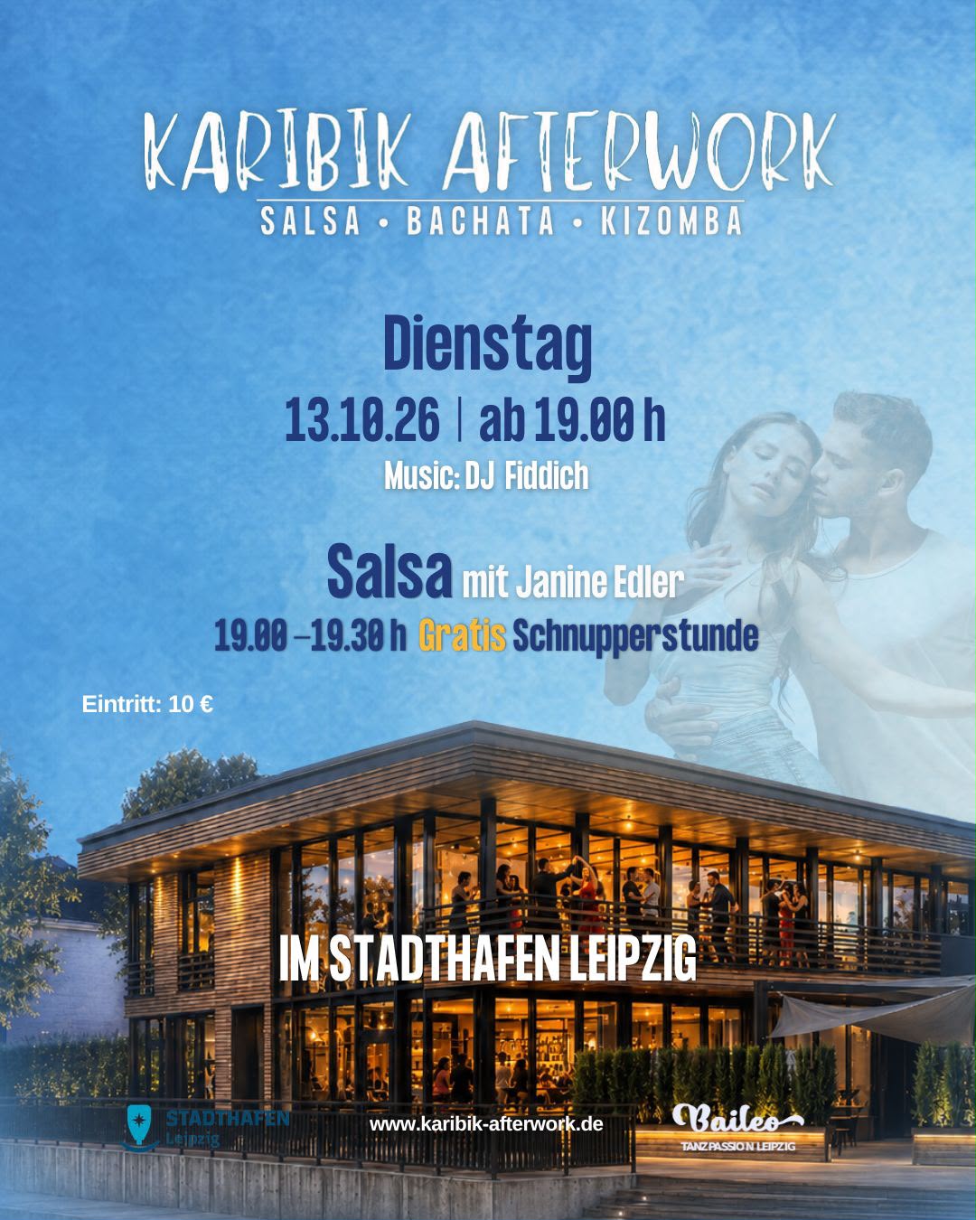 Karibik Afterwork 13. Oktober 2026 – Stadthafen Leipzig