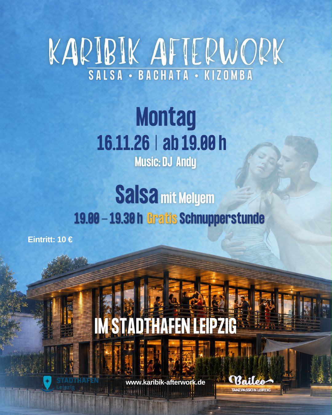 Karibik Afterwork 16. November 2026 – Stadthafen Leipzig