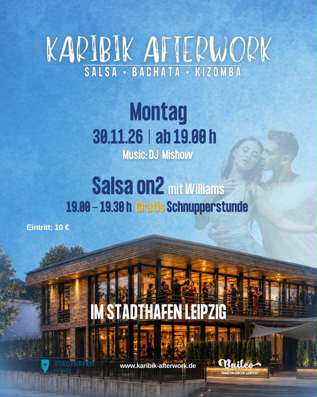 Karibik Afterwork 30. November 2026 – Stadthafen Leipzig